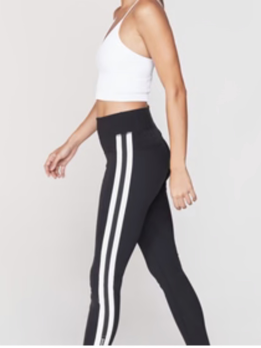 Spiritual Gangster Striped Zip Track Tight Size Small